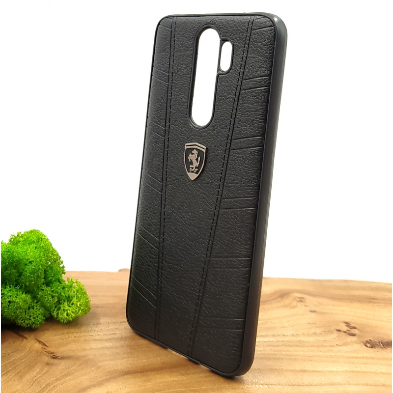 Чехол-накладка TOTU LEATHER CASE Ferrari design для Xiaomi Redmi Note8 Pro