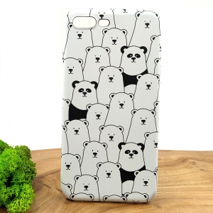 Чохол накладка LUXO Panda&Bears силіконовий для Iphone 7G+