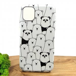 Чохол накладка LUXO Panda&Bears силіконовий для Iphone 11