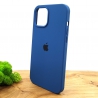 Оригинальный матовый чехол Silicone Case для IPHONE 12 Pro Max (6.7) Blue Cobalt