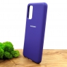 Оригинальный матовый чехол-накладка Silicone Case Samsung S20 Purple