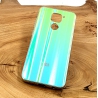 Стеклянный чехол Gradient case для XIAOMI Redmi Note9 aquamarine