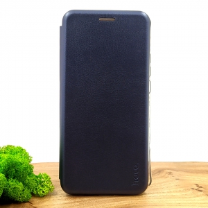 Кожаный противоударный чехол-книжка Nillkin для Xiaomi Redmi9 Navy Storm