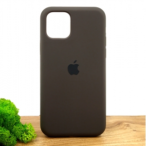 Оригінальний матовий чохол-накладка Silicone Case IPHONE 11 Pro Coffee