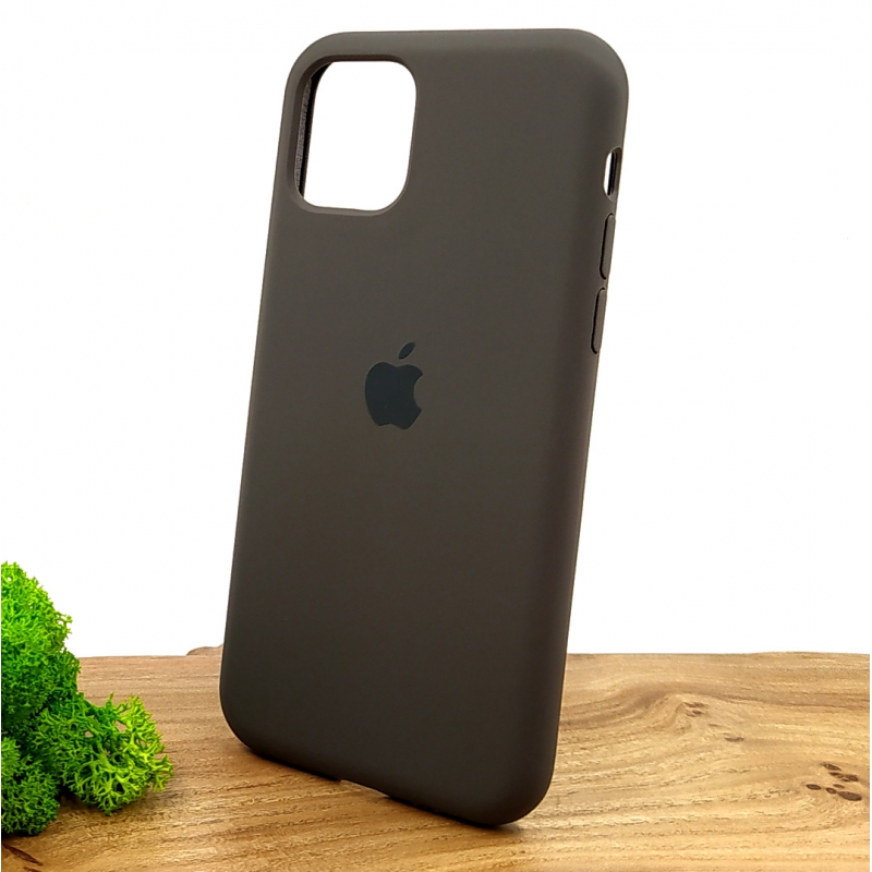 Оригинальный матовый чехол-накладка Silicone Case IPHONE 11 Pro Coffee