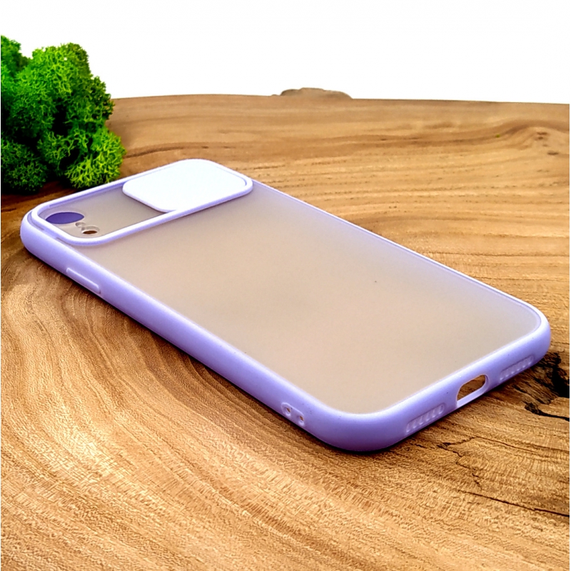 Чехол HOCO Smoke case Camera Protection для Iphone XR Lilac