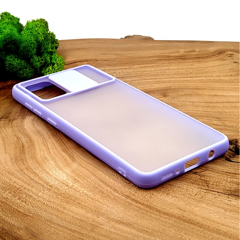 Чехол HOCO Smoke case Camera Protection для Samsung A71 Lilac