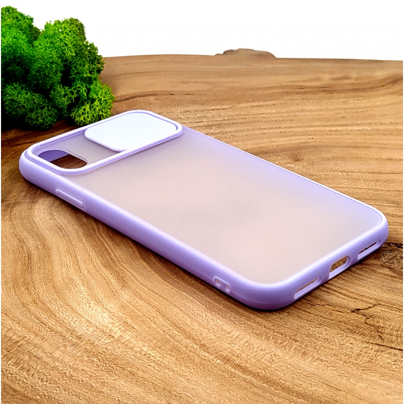 Чехол HOCO Smoke case Camera Protection для Iphone XS Lilac