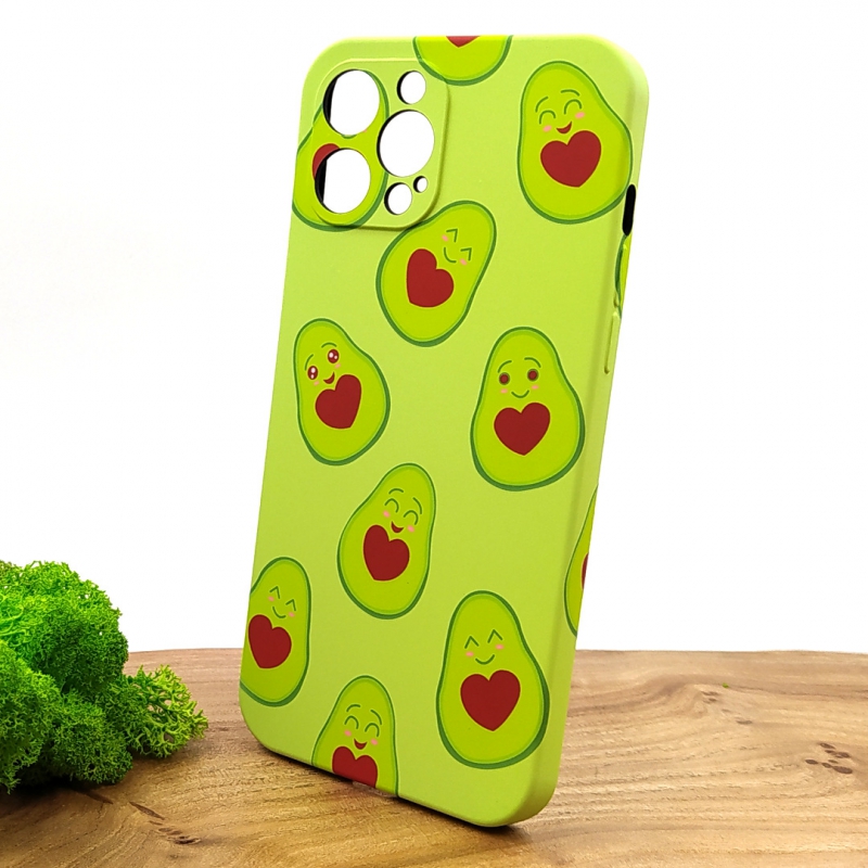 Люминесцентный чехол накладка LUXO Happy Avocado Iphone 12 Pro Max