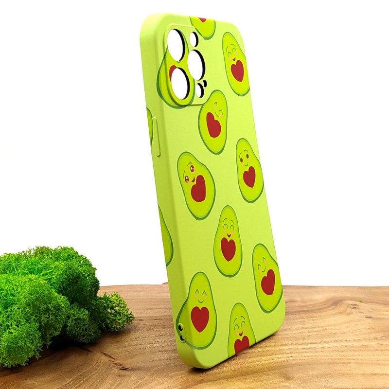 Люминесцентный чехол накладка LUXO Happy Avocado Iphone 12 Pro Max