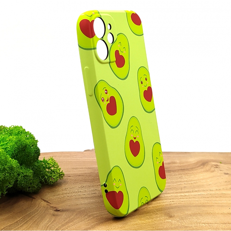 Люминесцентный чехол накладка LUXO Happy Avocado Iphone 12 Mini