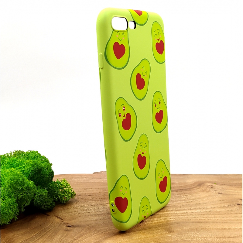 Люминесцентный чехол накладка LUXO Happy Avocado Iphone 7G+