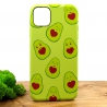 Люминесцентный чехол накладка LUXO Happy Avocado Iphone 11 Pro Max