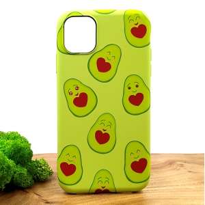 Люминесцентный чехол накладка LUXO Happy Avocado Iphone 11