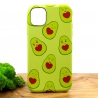 Люминесцентный чехол накладка LUXO Happy Avocado Iphone 11