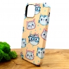 Люминесцентный чехол накладка LUXO Happy Cat Iphone 12/12 Pro