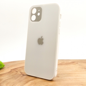 Матовий чохол накладка Носо Glass Case Matte для Apple iPhone 12 White