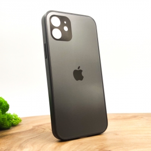 Матовий чохол накладка Носо Glass Case Matte для Apple iPhone 12 Gray