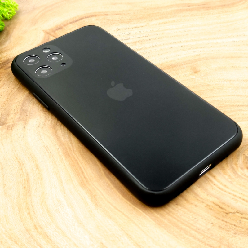 NEW Original HOCO Glass Case MATTE Iphone 11 Pro Max Black