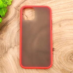 Протиударний поліуретановий чохол Smoke case для Iphone 12 Mini (5.4) Red