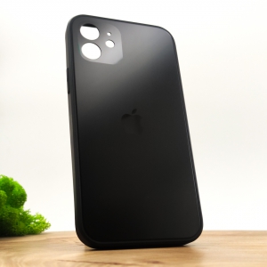 Матовий чохол накладка Носо Glass Case Matte для Apple iPhone 12 Black