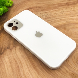 Матовий чохол накладка Носо Glass Case Matte для Apple iPhone 11 White