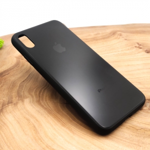 Матовий чохол накладка Носо Glass Case Matte для Apple iPhone XS Max Black