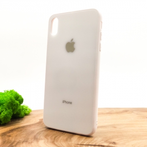 Матовий чохол накладка Носо Glass Case Matte для Apple iPhone XS White