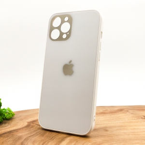 Матовий чохол накладка Носо Glass Case Matte для Apple iPhone 12 Pro Max White