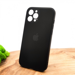 Матовий чохол накладка Носо Glass Case Matte для Apple iPhone 12 Pro Max Black