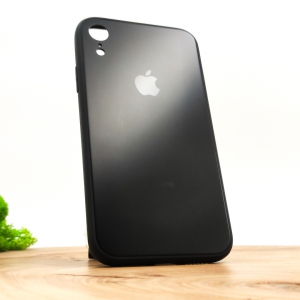 Матовый чехол накладка Носо Glass Case Matte для Apple iPhone XR Black
