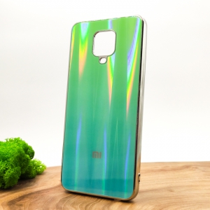 Стеклянный чехол Gradient case для XIAOMI Redmi Note9 Pro aquamarine