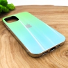 Стеклянный чехол Gradient case для Iphone 12(6.1) aquamarine