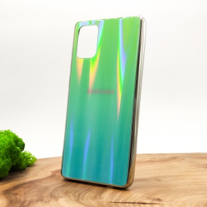 Скляний чохол Gradient case для Samsung A71 Aquamarine