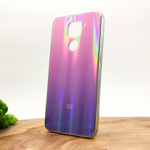 Стеклянный чехол Gradient case для XIAOMI Redmi Note9 Shades of Purple