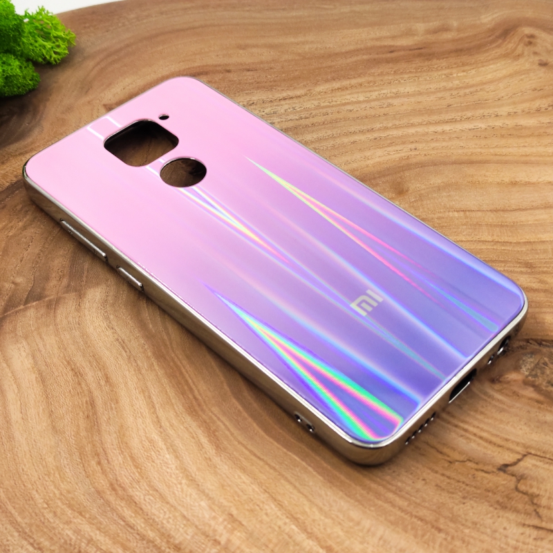 Стеклянный чехол Gradient case для XIAOMI Redmi Note9 Shades of Purple