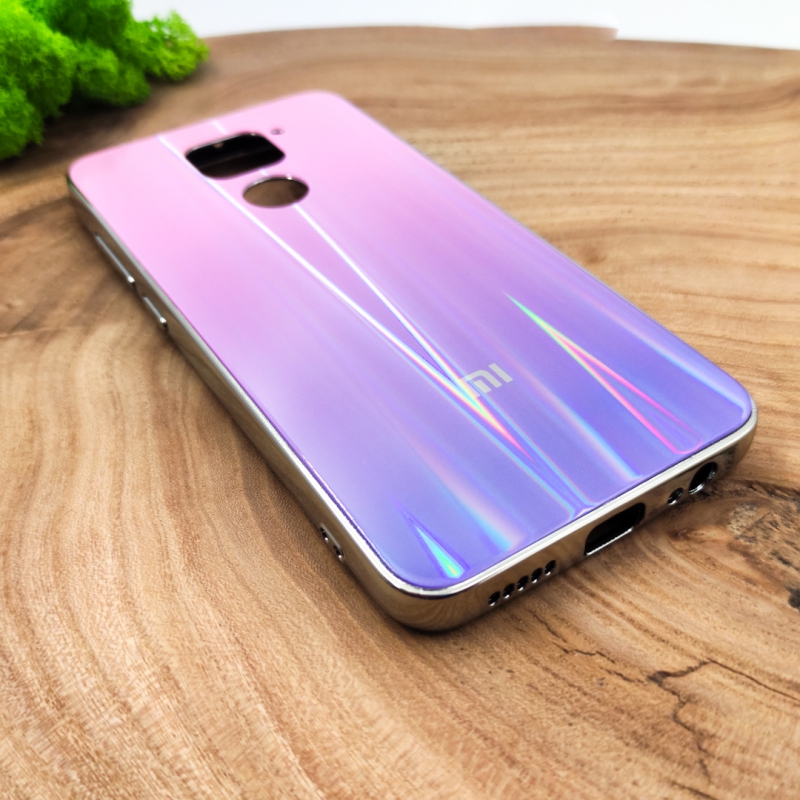 Стеклянный чехол Gradient case для XIAOMI Redmi Note9 Shades of Purple