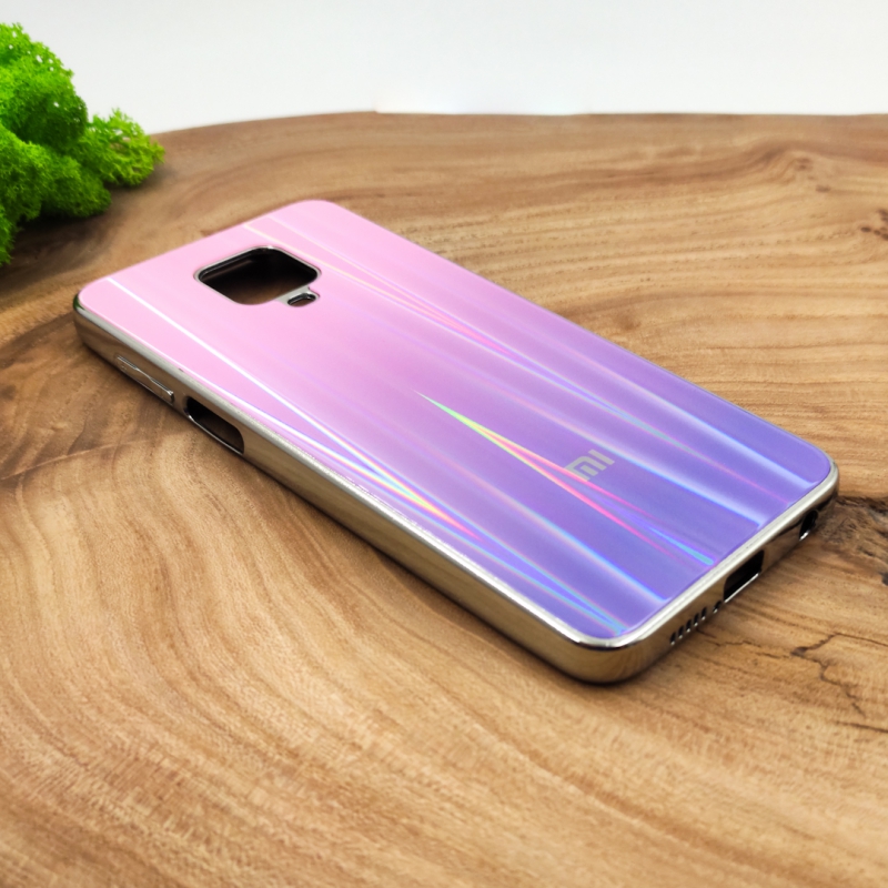 Стеклянный чехол Gradient case для XIAOMI Redmi Note9 Pro Shades of Purple