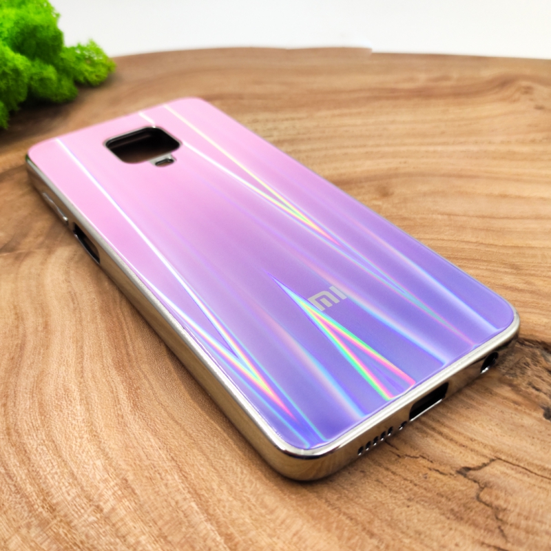 Стеклянный чехол Gradient case для XIAOMI Redmi Note9 Pro Shades of Purple