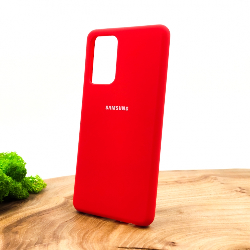 NEW SILICONE CASE SAMSUNG A72 Red