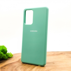 Оригінальний матовий чохол-накладка Silicone Case для SAMSUNG A72 Fresh Mojito