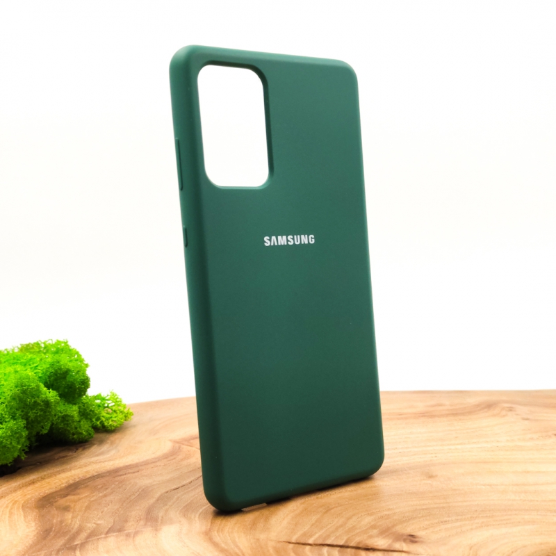 NEW SILICONE CASE SAMSUNG A72 Blue Green