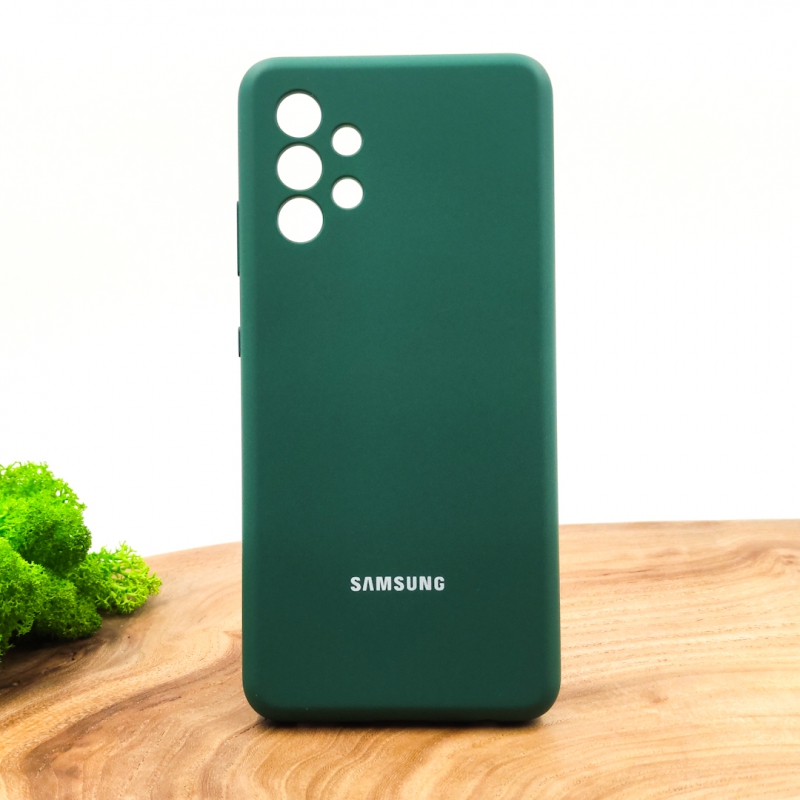 NEW SILICONE CASE SAMSUNG A32 Blue Green