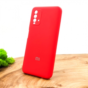 Оригінальний матовий чохол-накладка Silicone Case для Xiaomi Redmi9T Red