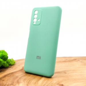 Оригинальный матовый чехол-накладка Silicone Case для Xiaomi Redmi9T Fresh Mojito