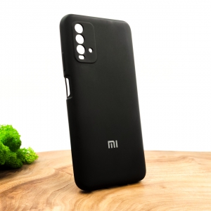 Оригінальний матовий чохол-накладка Silicone Case для Xiaomi Redmi9T Black