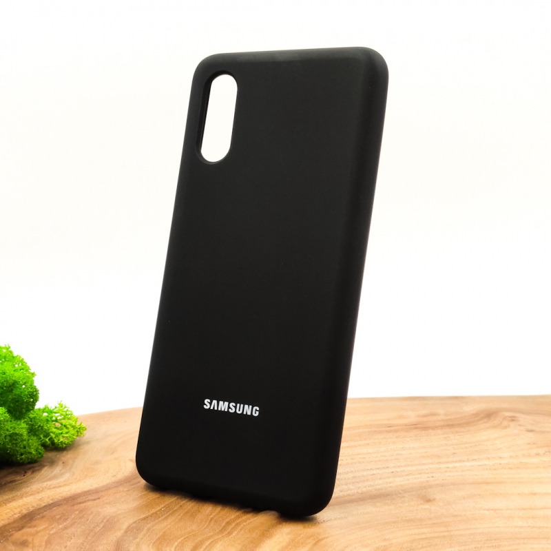 NEW SILICONE CASE Samsung A02 Black