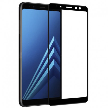 Защитное стекло Full Glue 3D Glass Samsung Galaxy A8+ (2018) A730 Black (Черный)