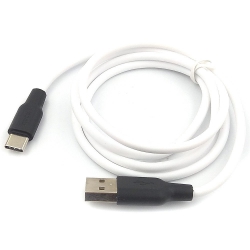 Надміцний силіконовий USB-кабель HOCO X21 Type-C White