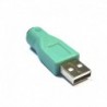 Переходник PS 2 (мышь, клавиатура) - USB (папа)